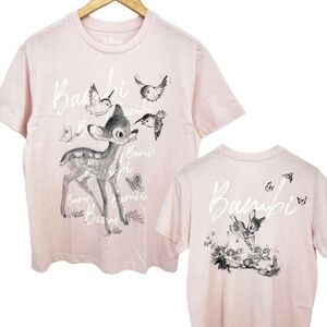 NWOT Disney Bambi Birds & Rabbits T-Shirt Women’s Small